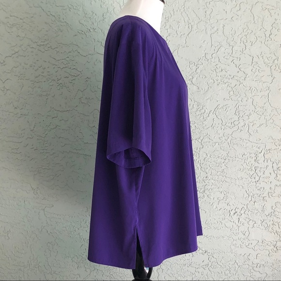 🎉2/$15🎉ERENA Woman Top - Sz 3X - Picture 2 of 5